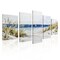 16"x40" Ocean Beach Pictures Wall Decor Canvas Wall Art 5 Piece Framed Wall Art
